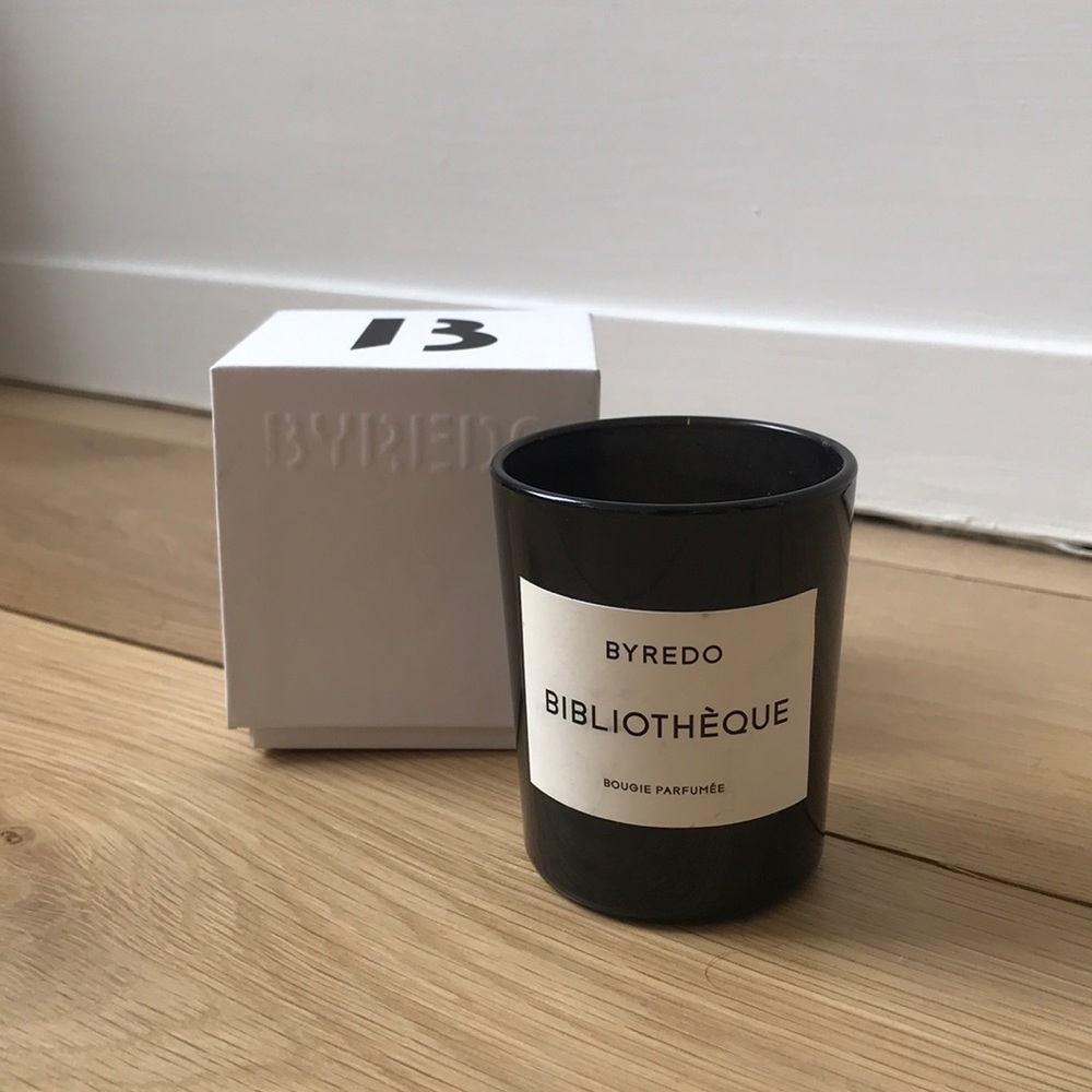 Byredo Bibliothèque empty candle votive, mini 70g